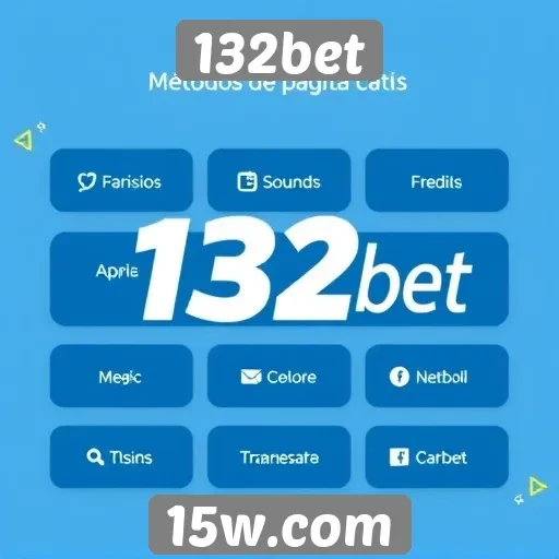 Métodos de pagamento disponíveis no 132bet